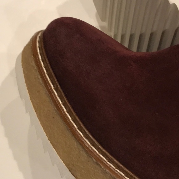 Nelle Vie Italian vine color suede wedge boots - Picture 8 of 8